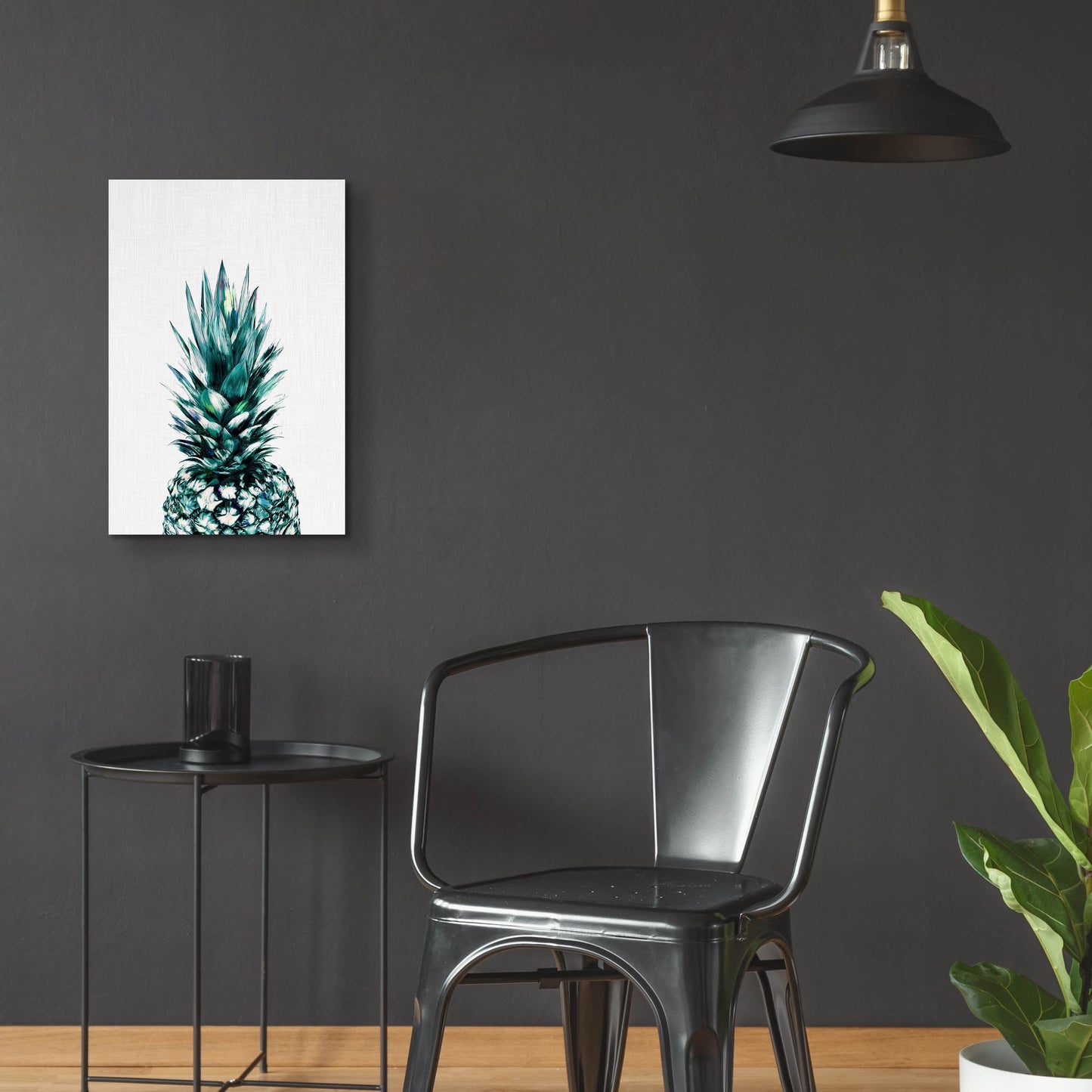 Epic Art 'Pineapple Ii' by Tai Prints, Acrylic Glass Wall Art,16x24