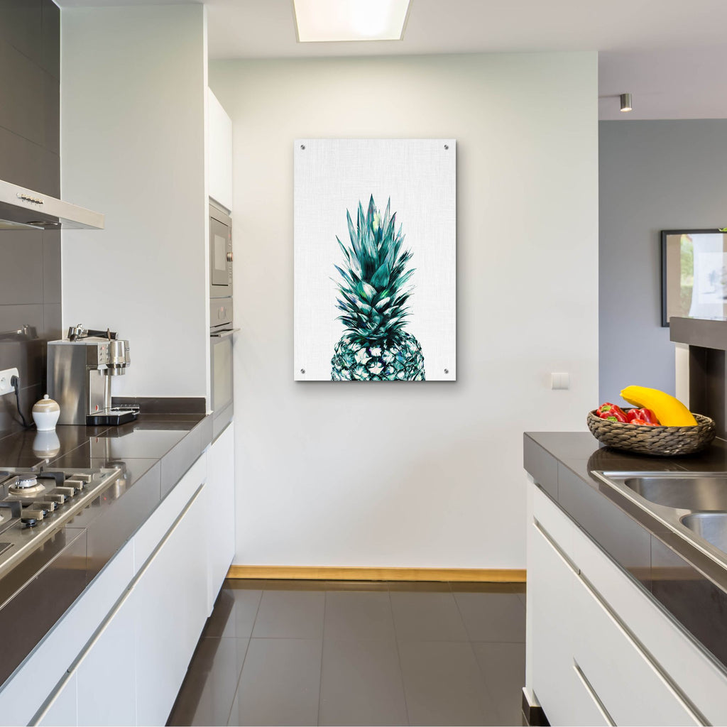 Epic Art 'Pineapple Ii' by Tai Prints, Acrylic Glass Wall Art,24x36