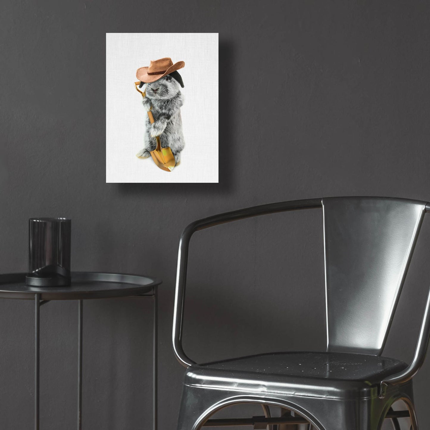 Epic Art 'Rabbit Farmer' by Tai Prints, Acrylic Glass Wall Art,12x16