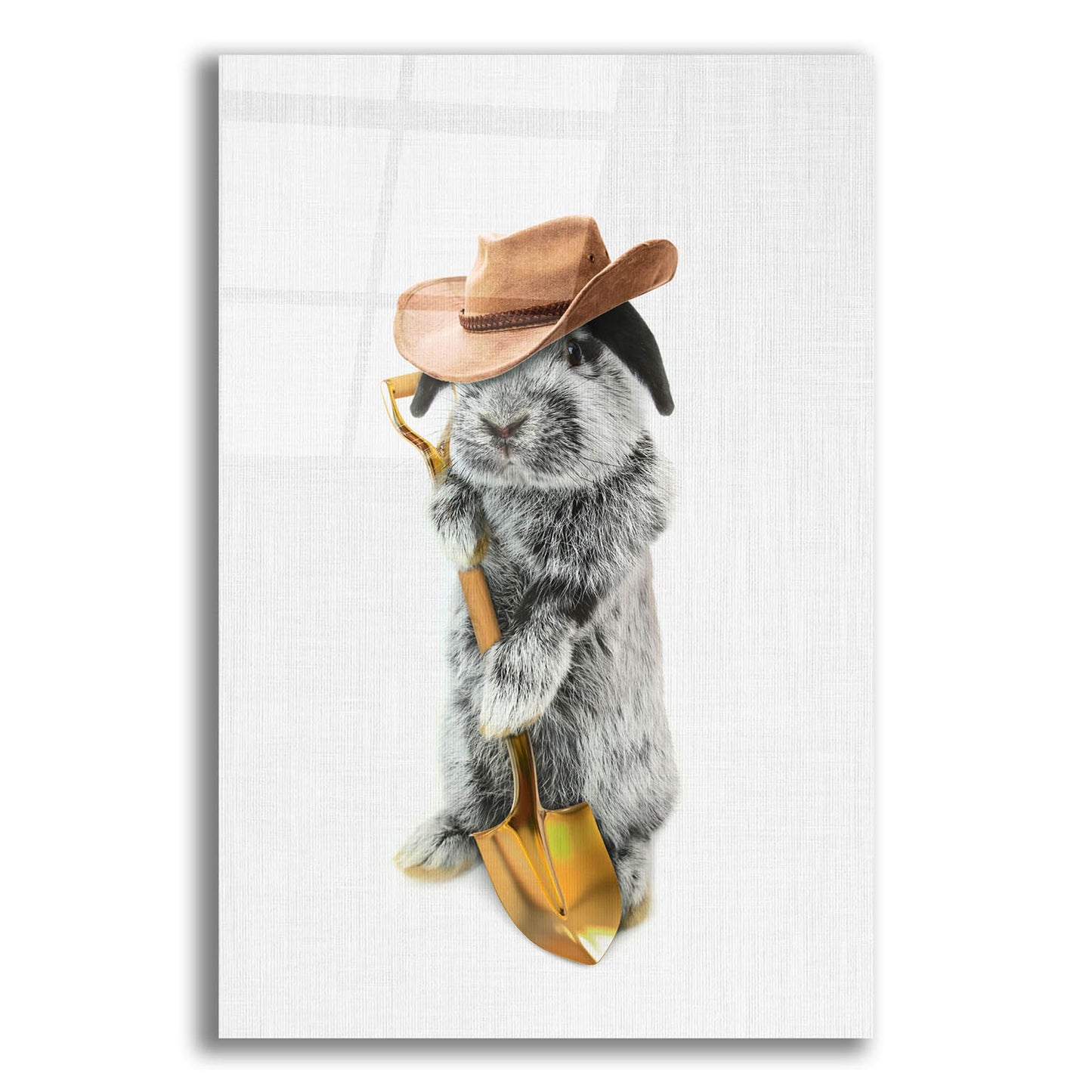 Epic Art 'Rabbit Farmer' by Tai Prints, Acrylic Glass Wall Art