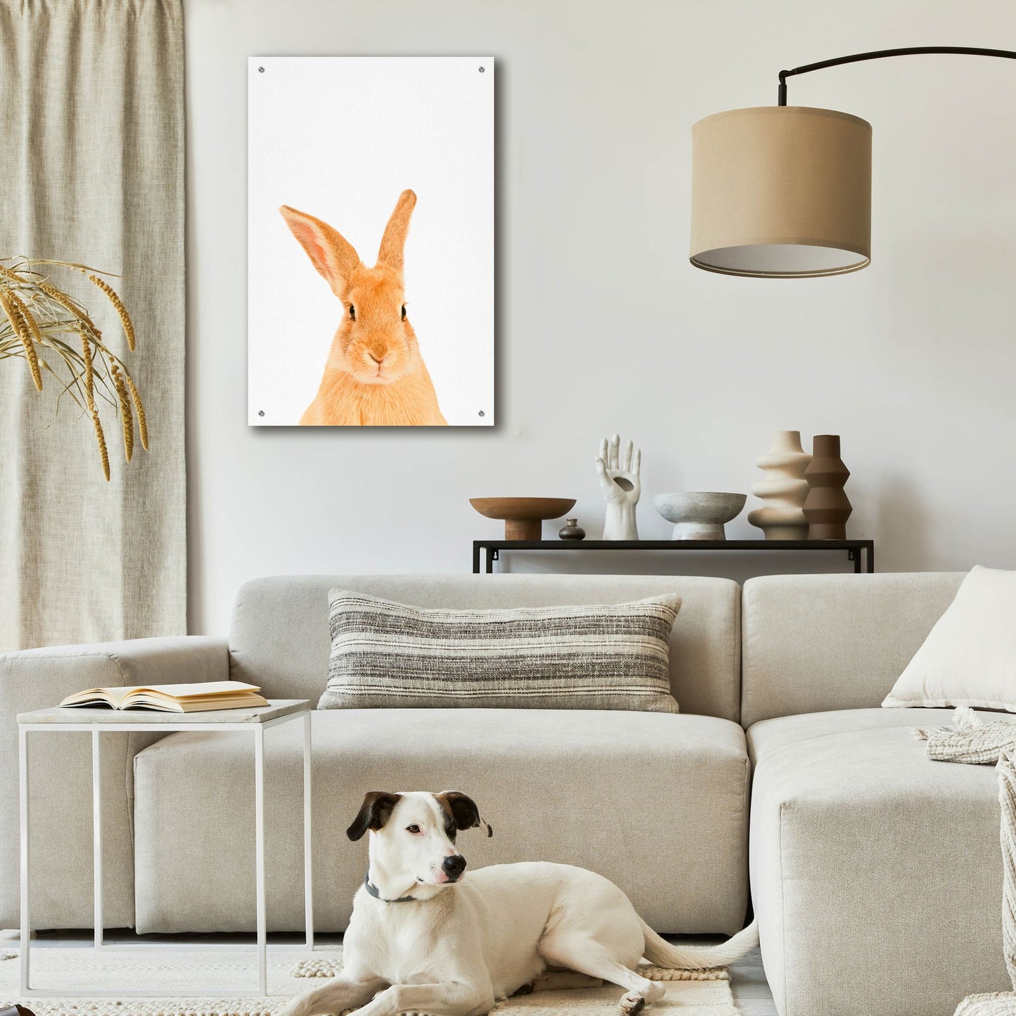 Epic Art 'Rabbit' by Tai Prints, Acrylic Glass Wall Art,24x36