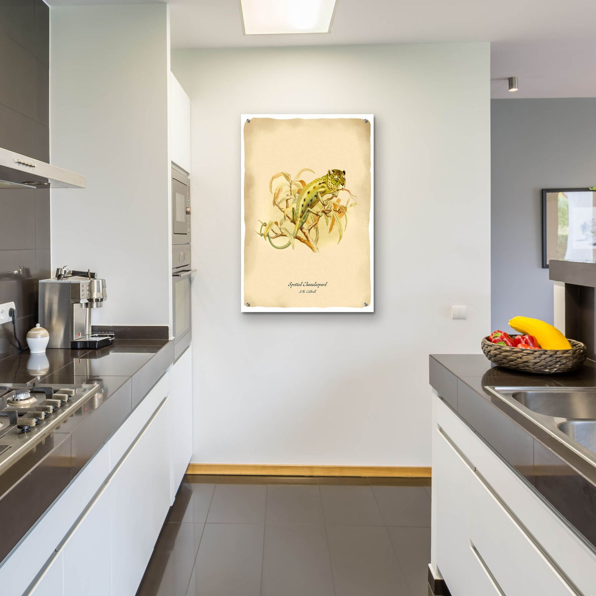 Chameleopard by Angela Tannehill - 24x36 acrylic wall art in a room