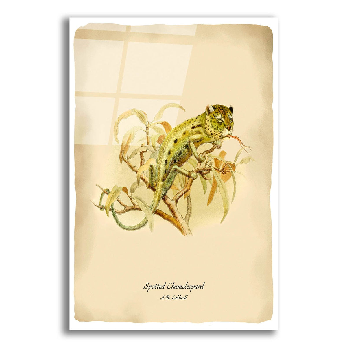 Chameleopard by Angela Tannehill acrylic glass wall art