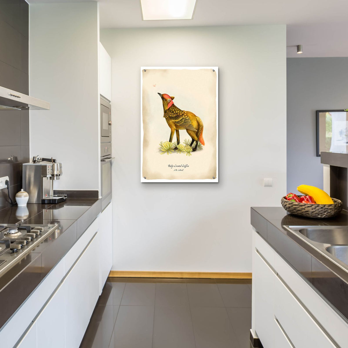Griffox by Angela Tannehill - 24x36 acrylic wall art in a room
