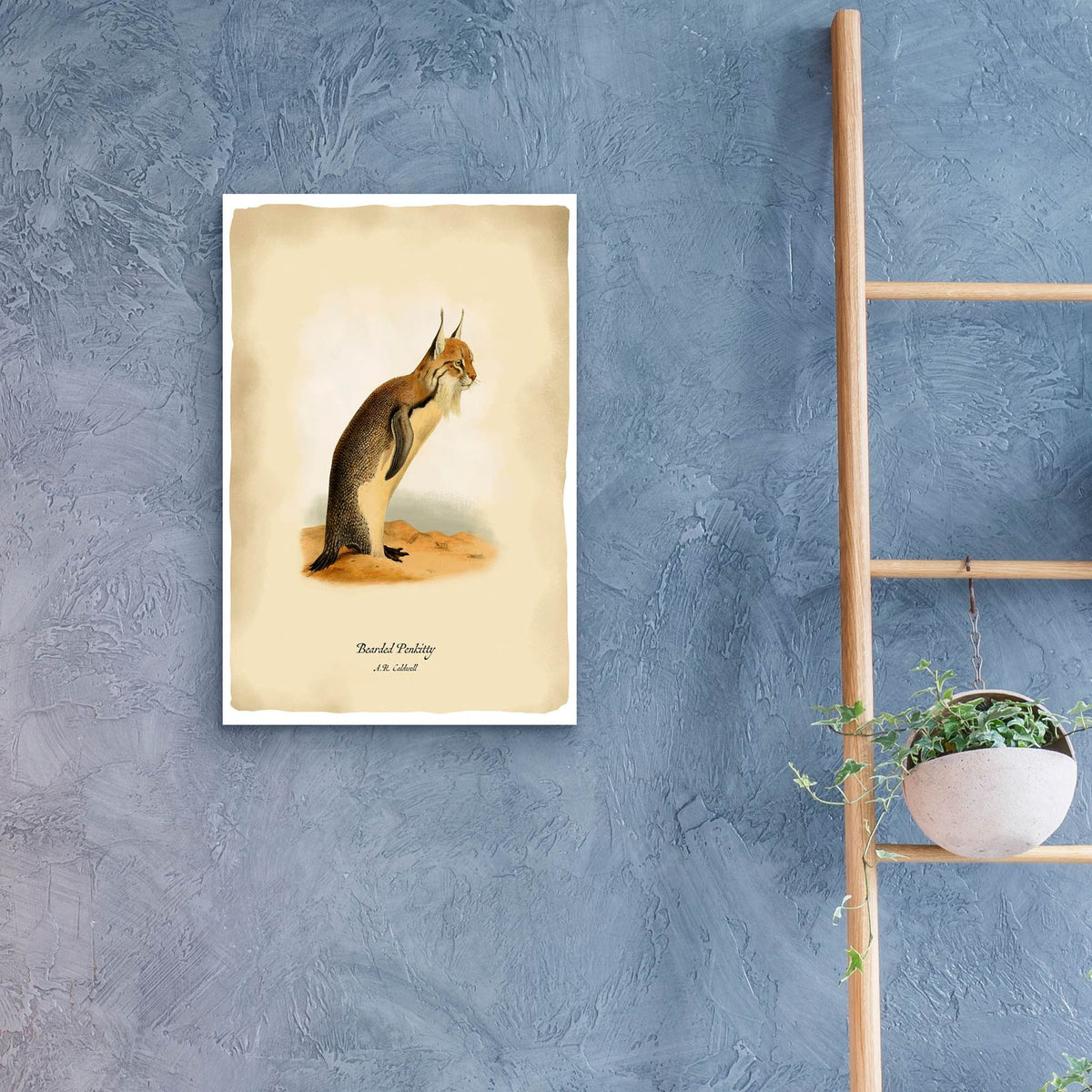 Pen-Kitty by Angela Tannehill - 16x24 acrylic wall art in a room