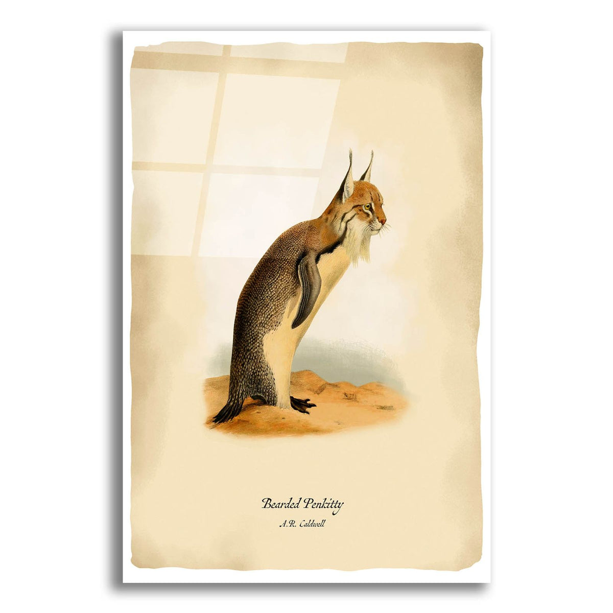 Pen-Kitty by Angela Tannehill acrylic glass wall art