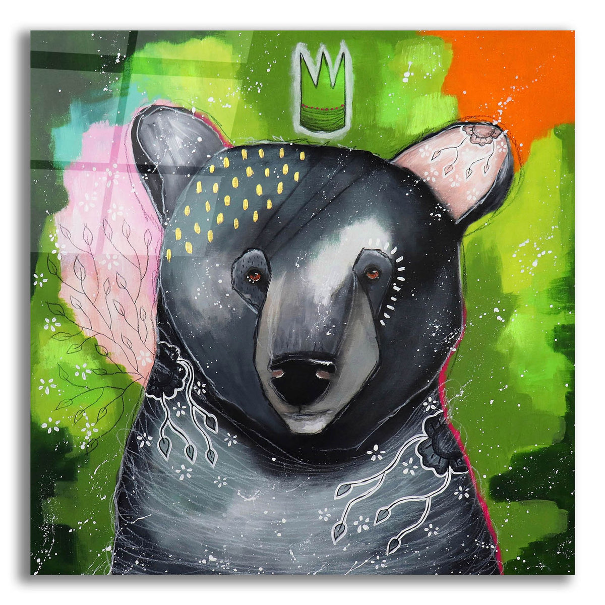 Epic Art 'A Curious Companion' by The Secret Hermit, Acrylic Glass Wall Art