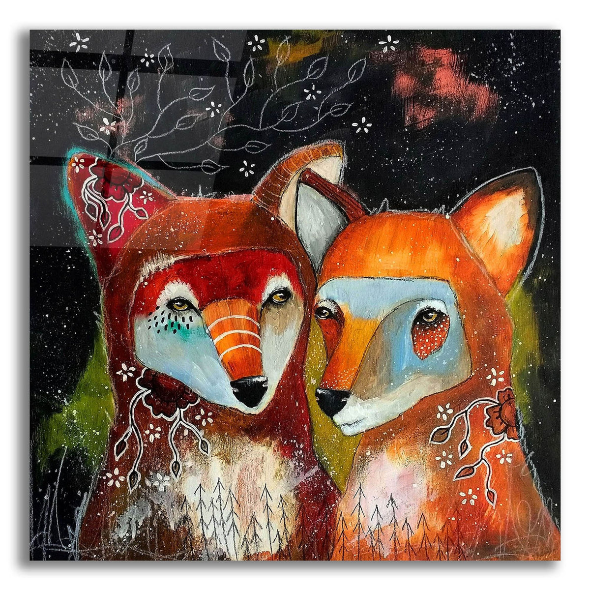 Epic Art 'Home Is Wherever You Are' by The Secret Hermit, Acrylic Glass Wall Art