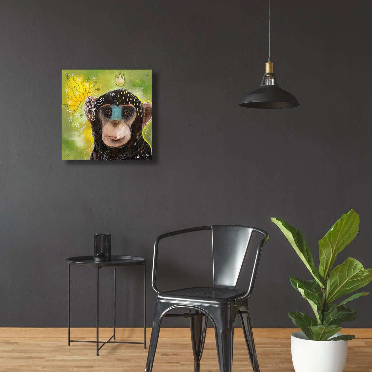 Epic Art 'Let The Confusion Go' by The Secret Hermit, Acrylic Glass Wall Art,24x24