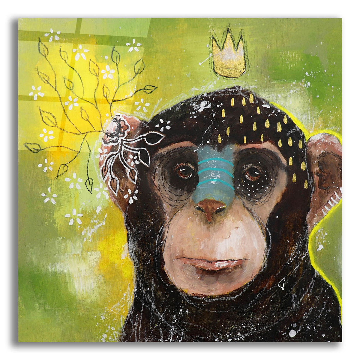 Epic Art 'Let The Confusion Go' by The Secret Hermit, Acrylic Glass Wall Art