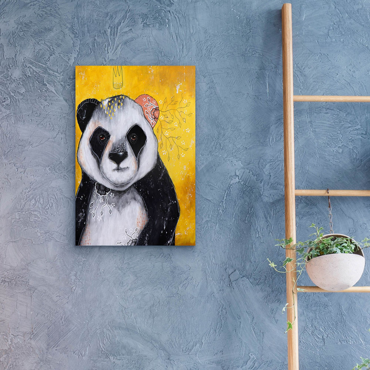 Epic Art 'Of Fur And Friendship' by The Secret Hermit, Acrylic Glass Wall Art,16x24