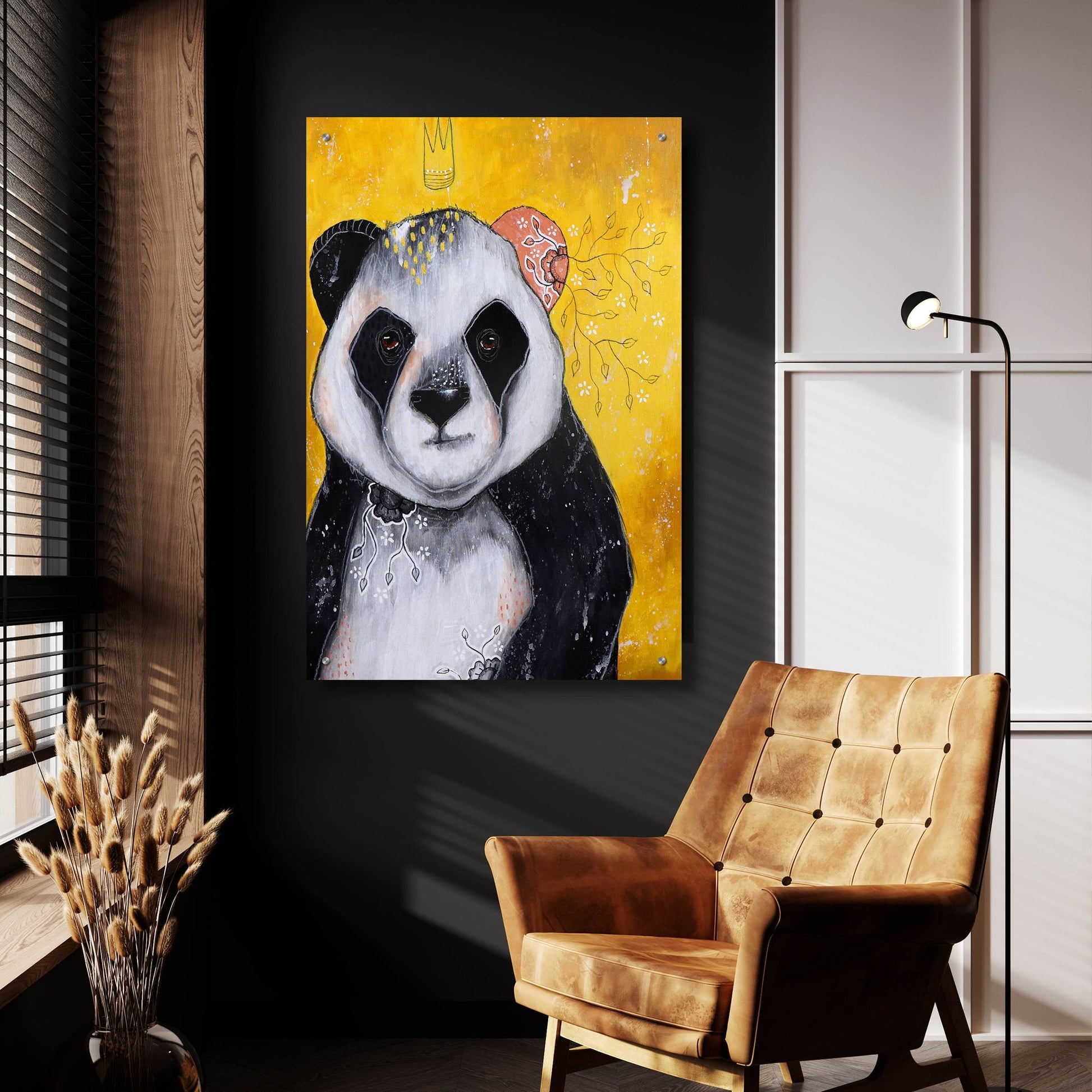 Epic Art 'Of Fur And Friendship' by The Secret Hermit, Acrylic Glass Wall Art,24x36