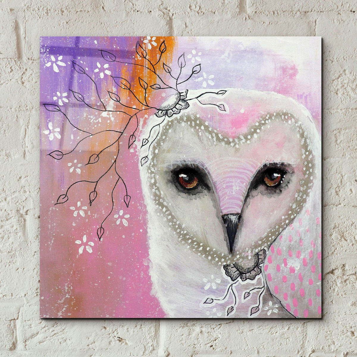 Epic Art 'Of Pine And Poetry' by The Secret Hermit, Acrylic Glass Wall Art,12x12
