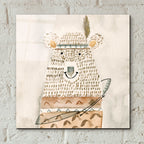 Epic Art 'Native Bear' by Natalie Timbrook, Acrylic Glass Wall Art,12x12