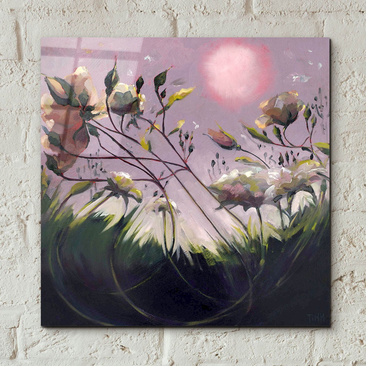 Epic Art 'Evening Communication' by Lisa Timmerman, Acrylic Glass Wall Art,12x12