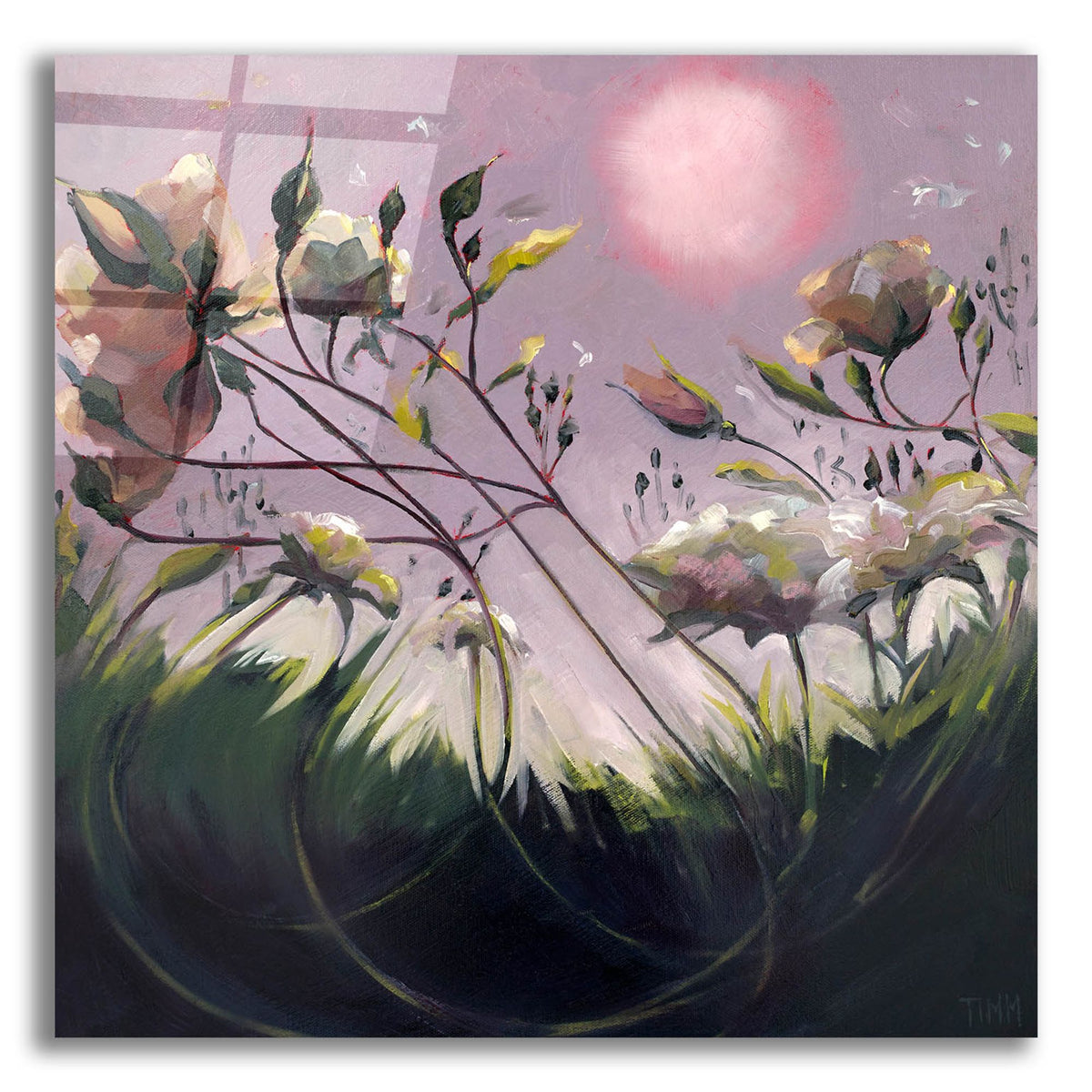 Epic Art 'Evening Communication' by Lisa Timmerman, Acrylic Glass Wall Art