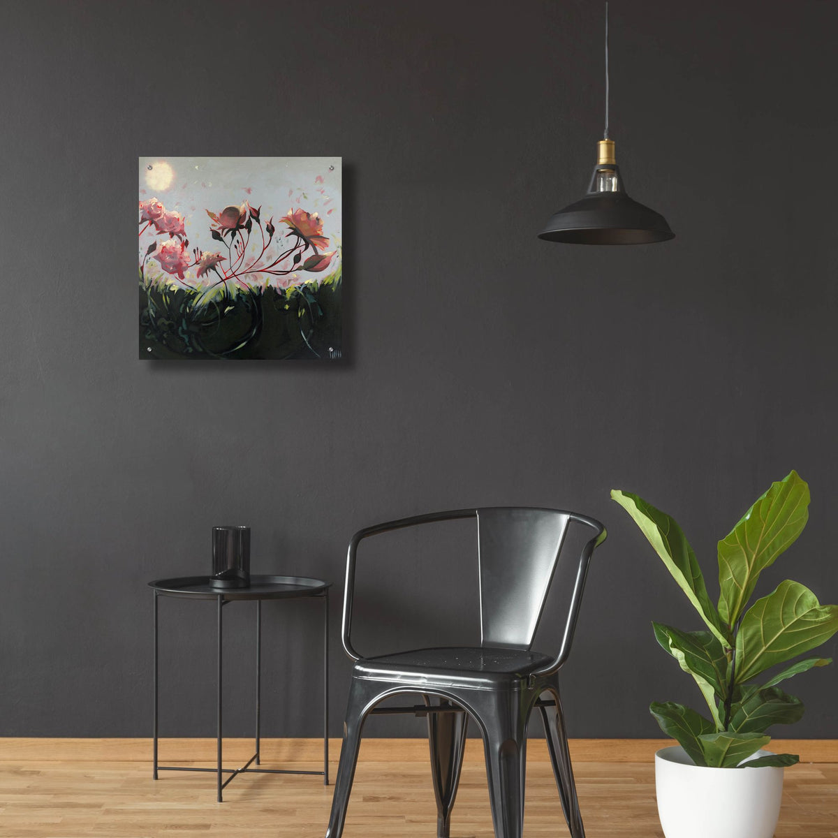 Epic Art 'Morning Communication' by Lisa Timmerman, Acrylic Glass Wall Art,24x24