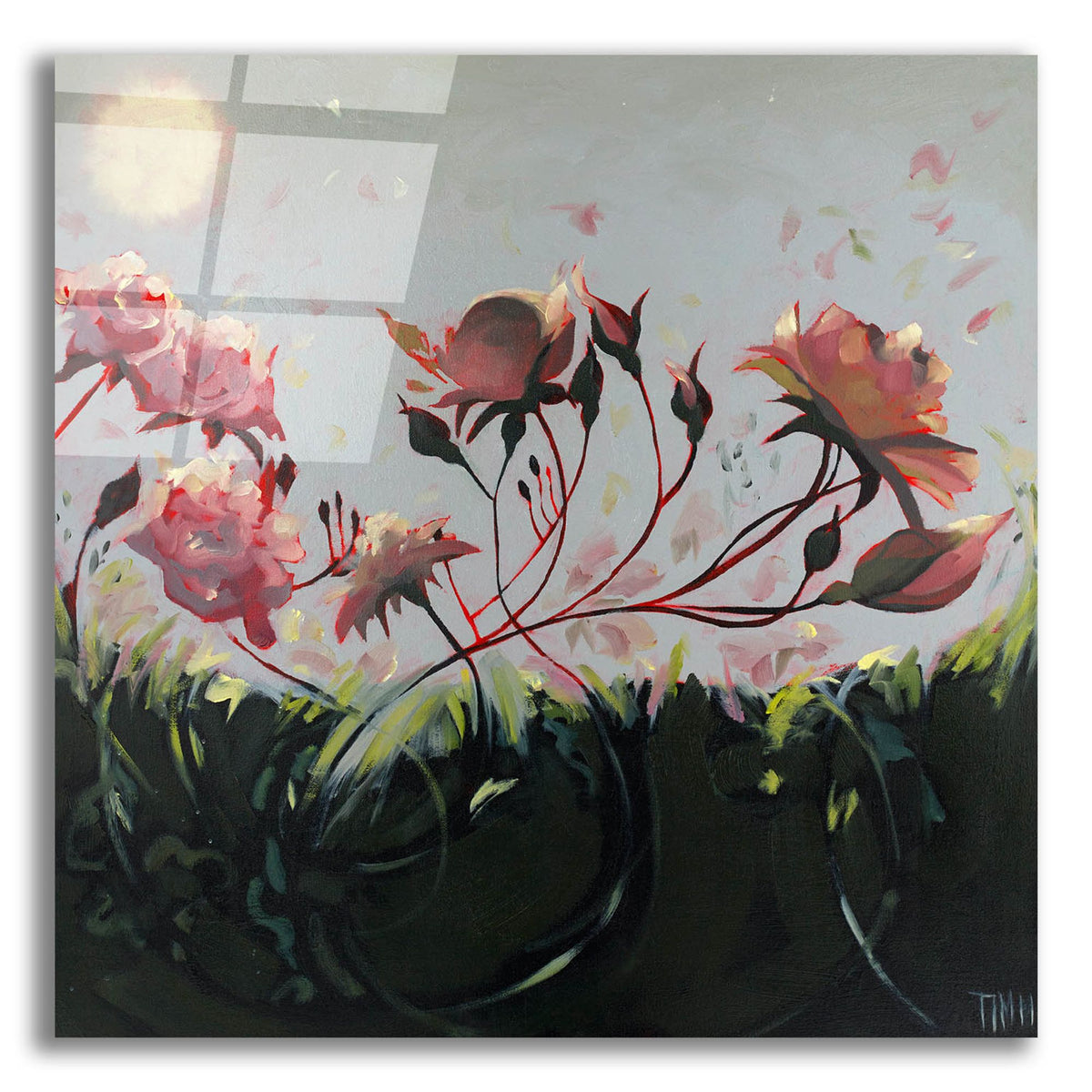 Epic Art 'Morning Communication' by Lisa Timmerman, Acrylic Glass Wall Art