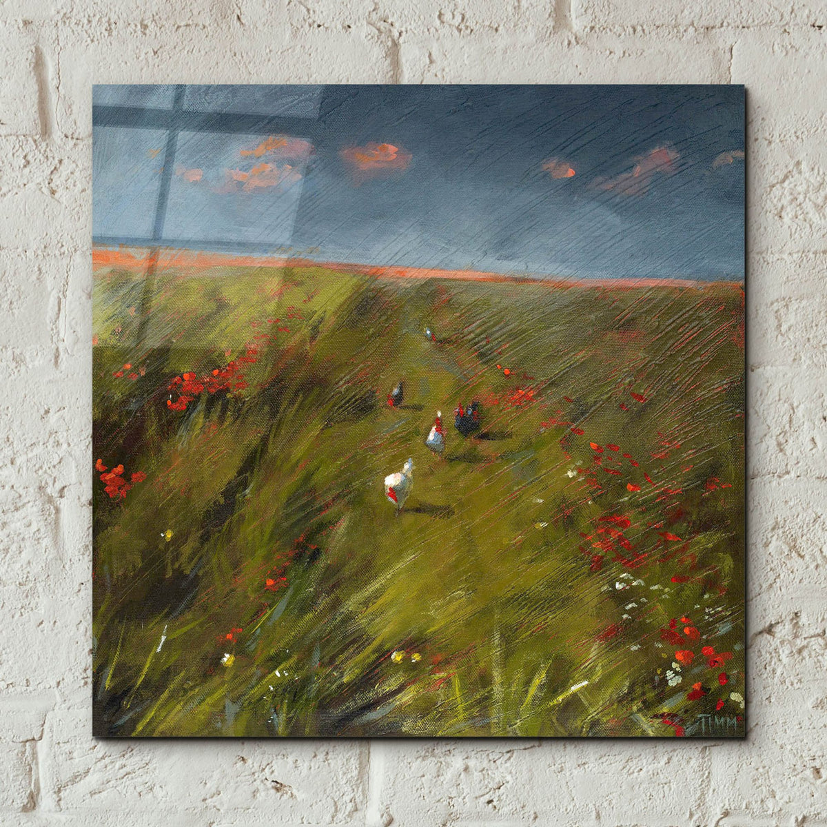 Epic Art 'The Long Walk Home' by Lisa Timmerman, Acrylic Glass Wall Art,12x12