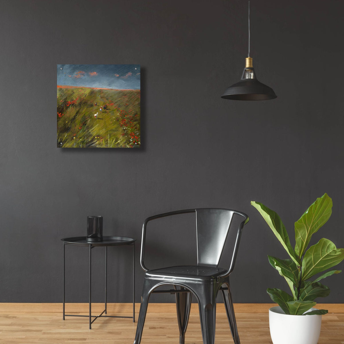 Epic Art 'The Long Walk Home' by Lisa Timmerman, Acrylic Glass Wall Art,24x24
