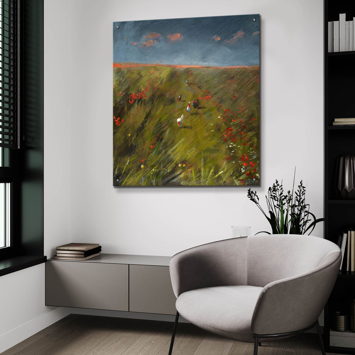 Epic Art 'The Long Walk Home' by Lisa Timmerman, Acrylic Glass Wall Art,36x36
