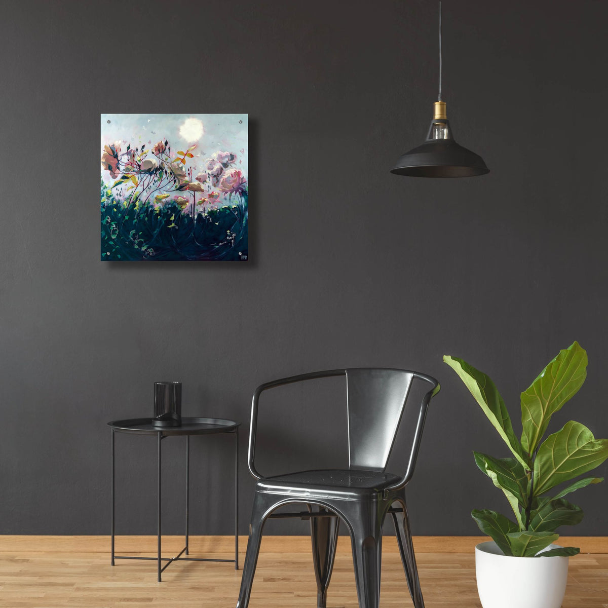 Epic Art 'Underground Communication' by Lisa Timmerman, Acrylic Glass Wall Art,24x24