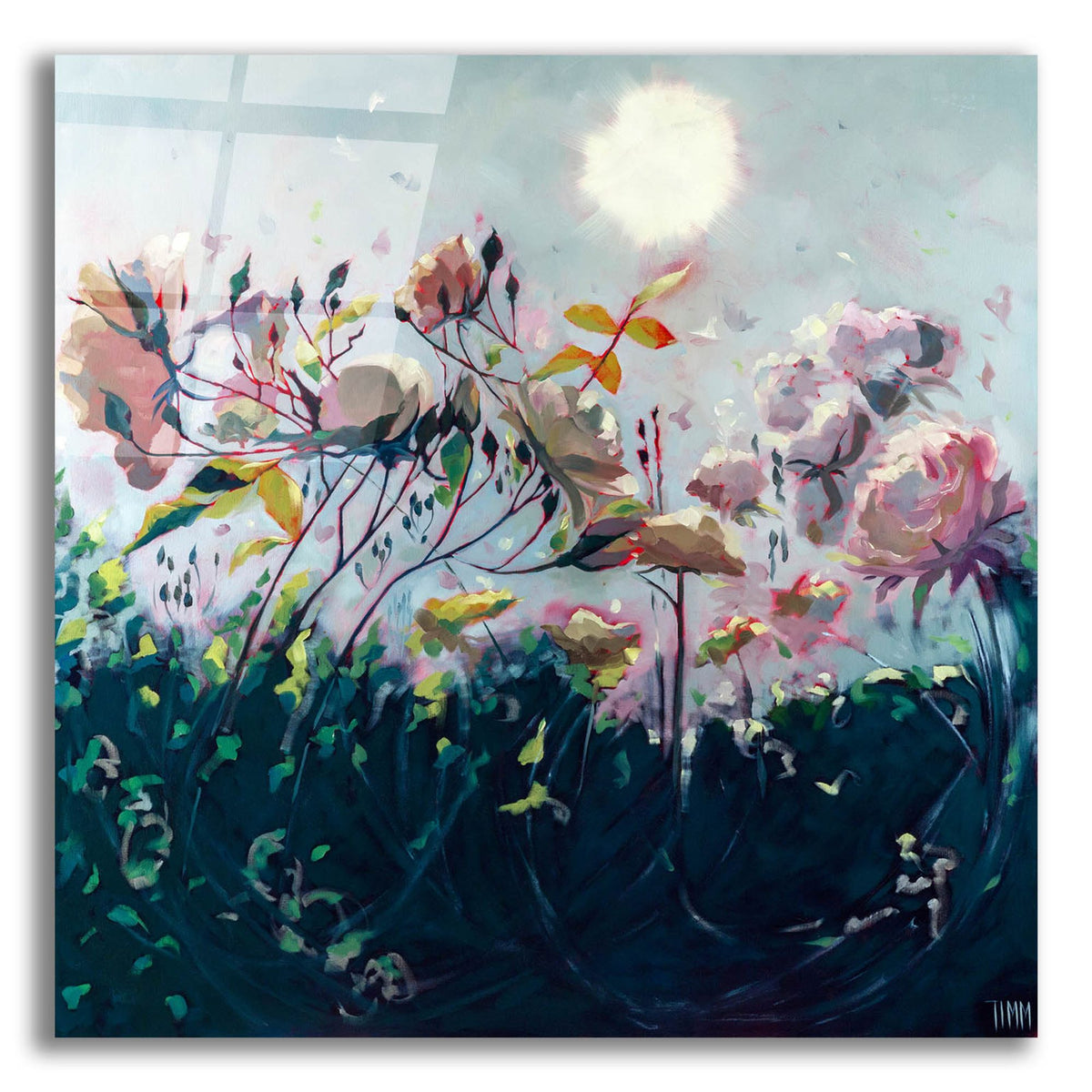 Epic Art 'Underground Communication' by Lisa Timmerman, Acrylic Glass Wall Art