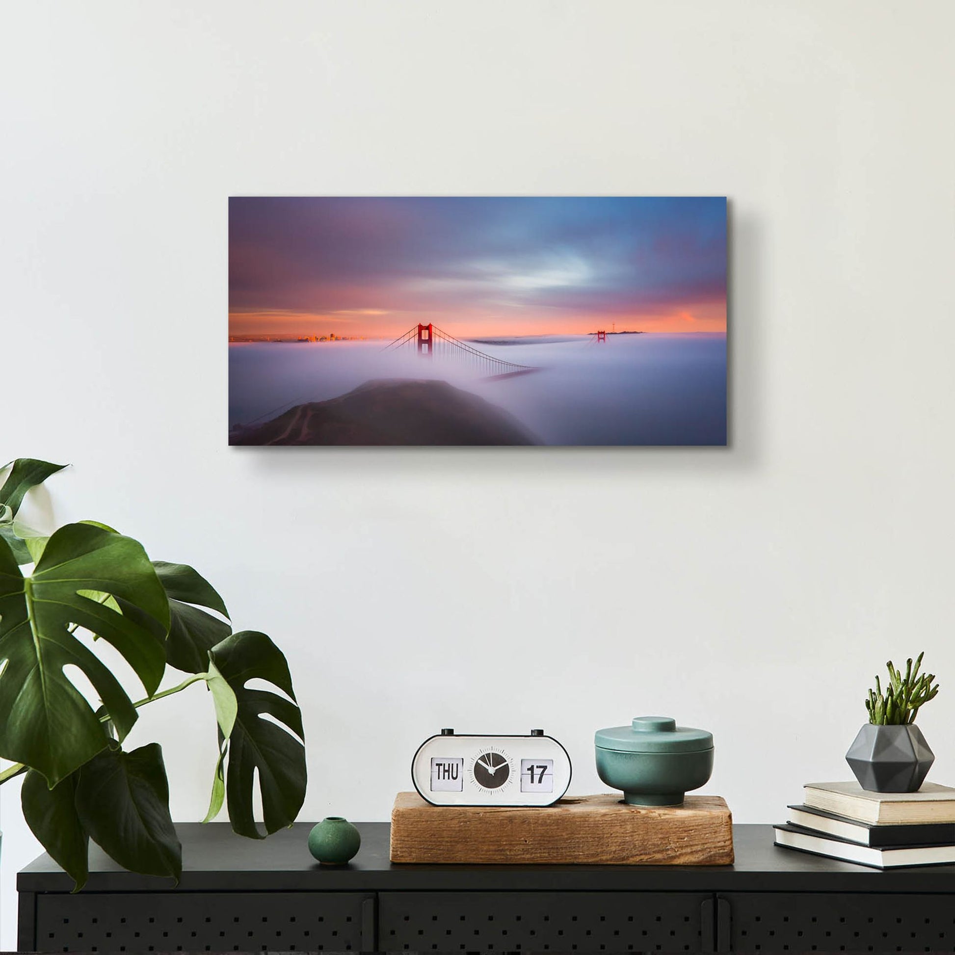 Epic Art 'Just Another Day In The Bay' by Toby Harriman Visuals, Acrylic Glass Wall Art,24x12