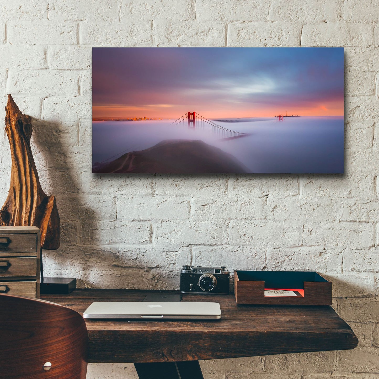 Epic Art 'Just Another Day In The Bay' by Toby Harriman Visuals, Acrylic Glass Wall Art,24x12