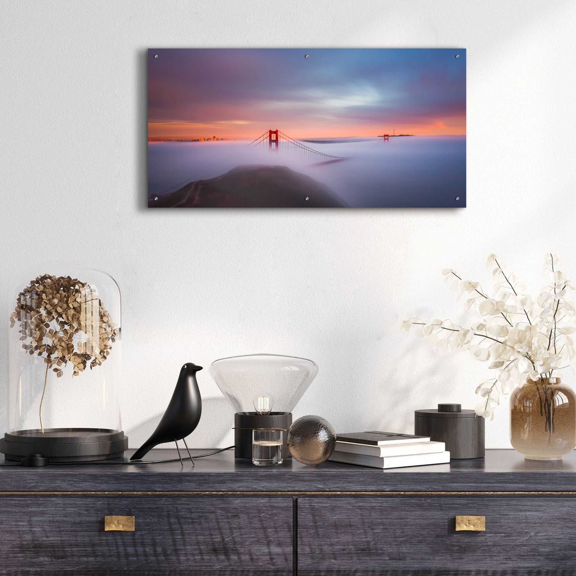 Epic Art 'Just Another Day In The Bay' by Toby Harriman Visuals, Acrylic Glass Wall Art,48x24