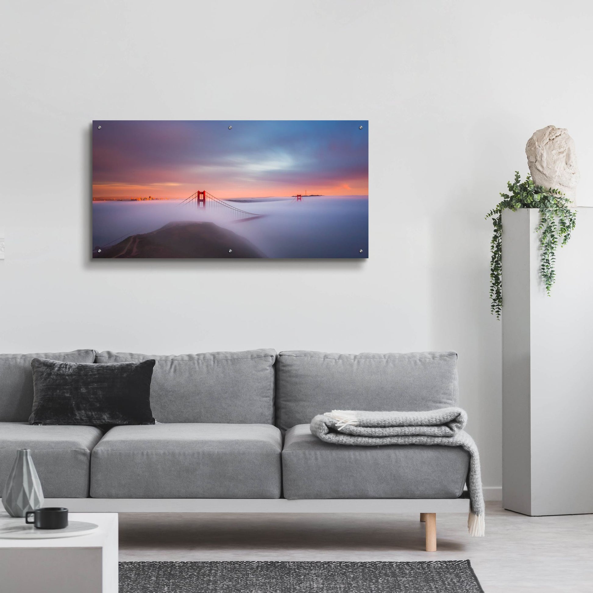 Epic Art 'Just Another Day In The Bay' by Toby Harriman Visuals, Acrylic Glass Wall Art,48x24