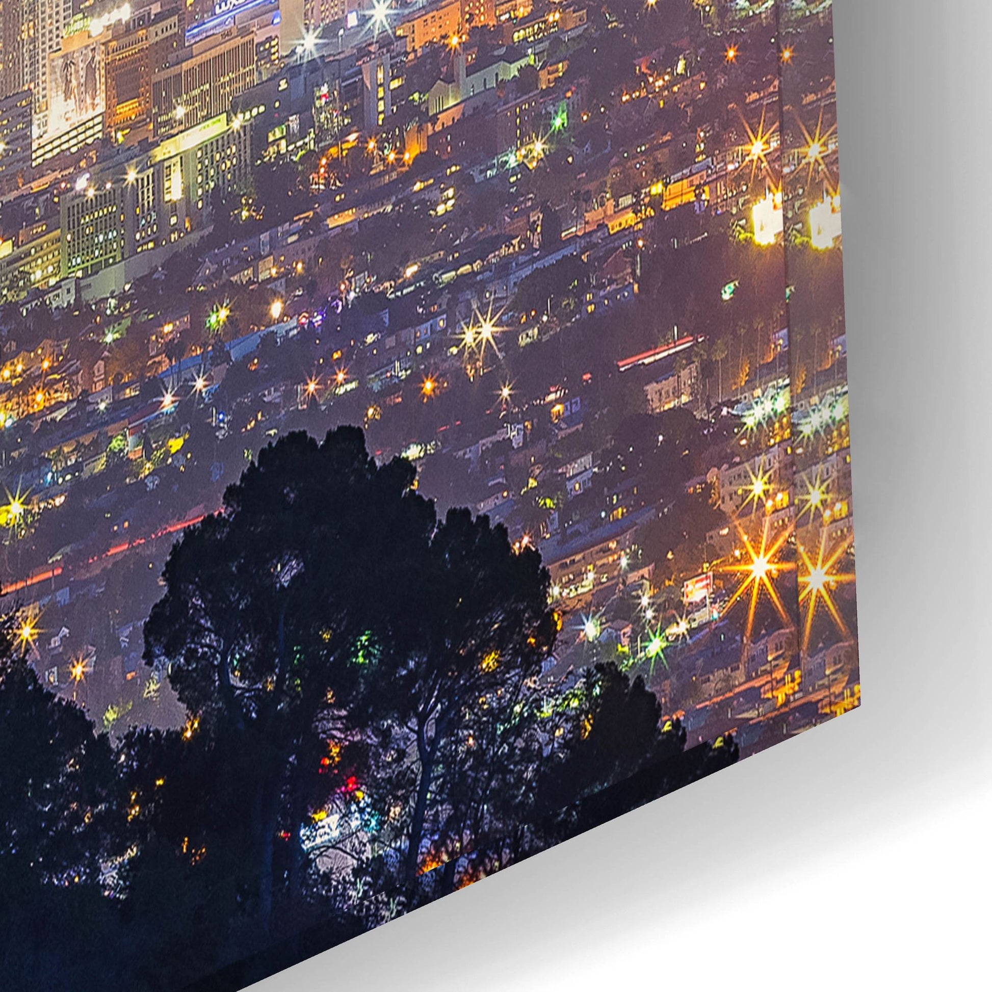 Epic Art 'L A Skyline With Griffith Observatory' by Toby Harriman Visuals, Acrylic Glass Wall Art,16x12