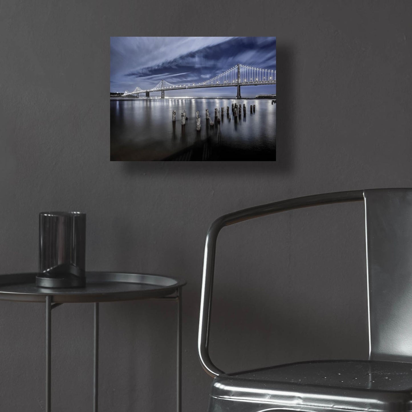 Epic Art 'The Bay Lights' by Toby Harriman Visuals, Acrylic Glass Wall Art,16x12