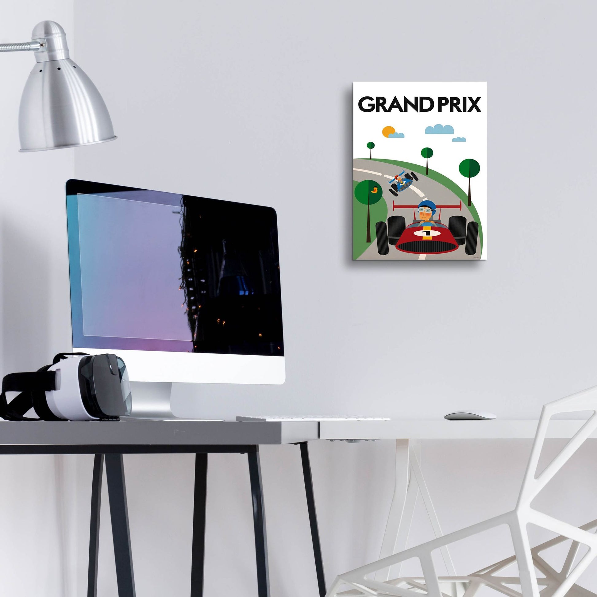 Epic Art 'Grand Prix' by Tomas Design, Acrylic Glass Wall Art,12x16