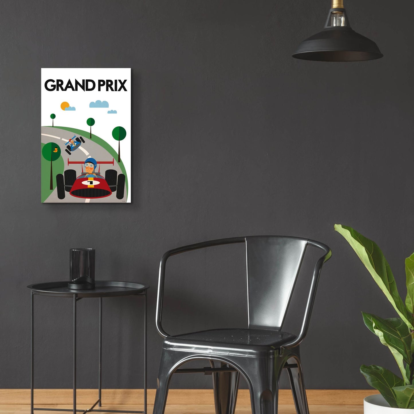 Epic Art 'Grand Prix' by Tomas Design, Acrylic Glass Wall Art,16x24