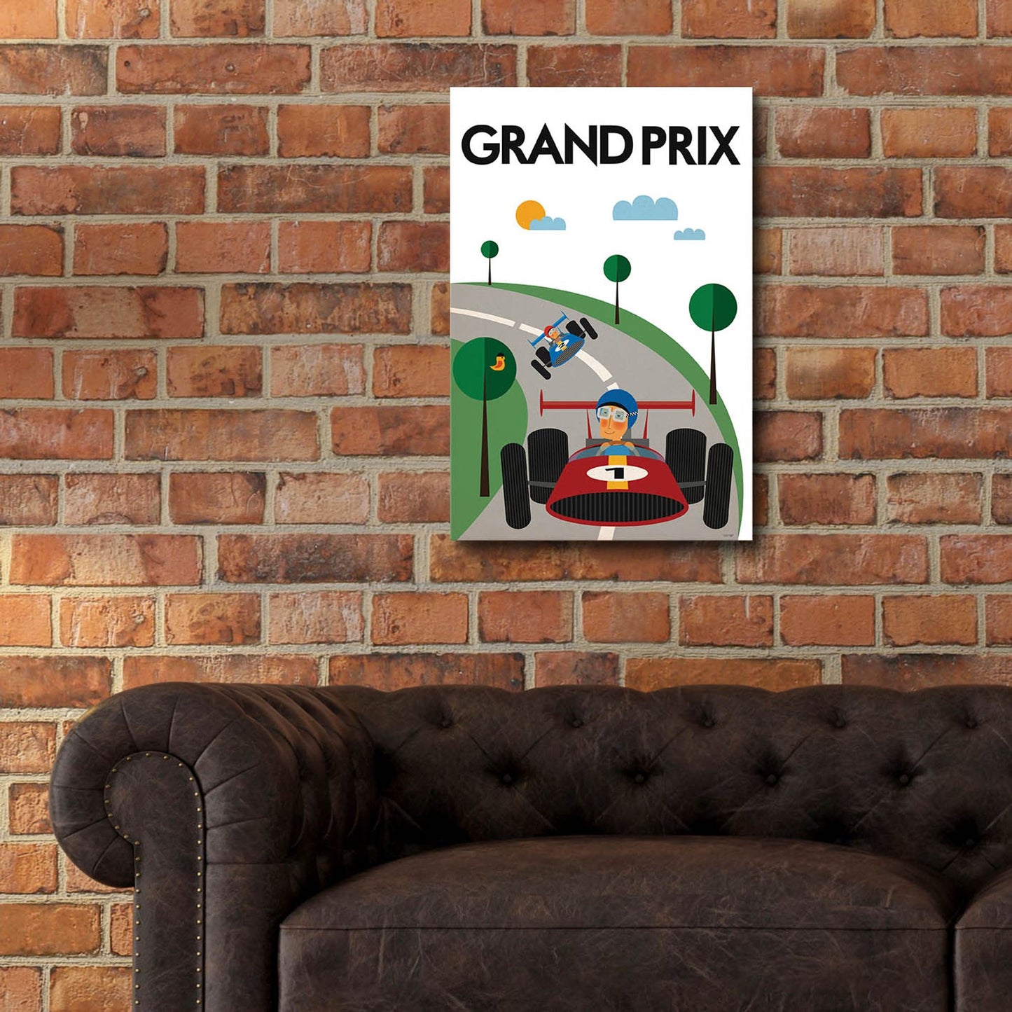 Epic Art 'Grand Prix' by Tomas Design, Acrylic Glass Wall Art,16x24