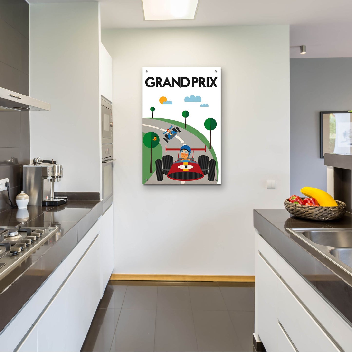 Epic Art 'Grand Prix' by Tomas Design, Acrylic Glass Wall Art,24x36