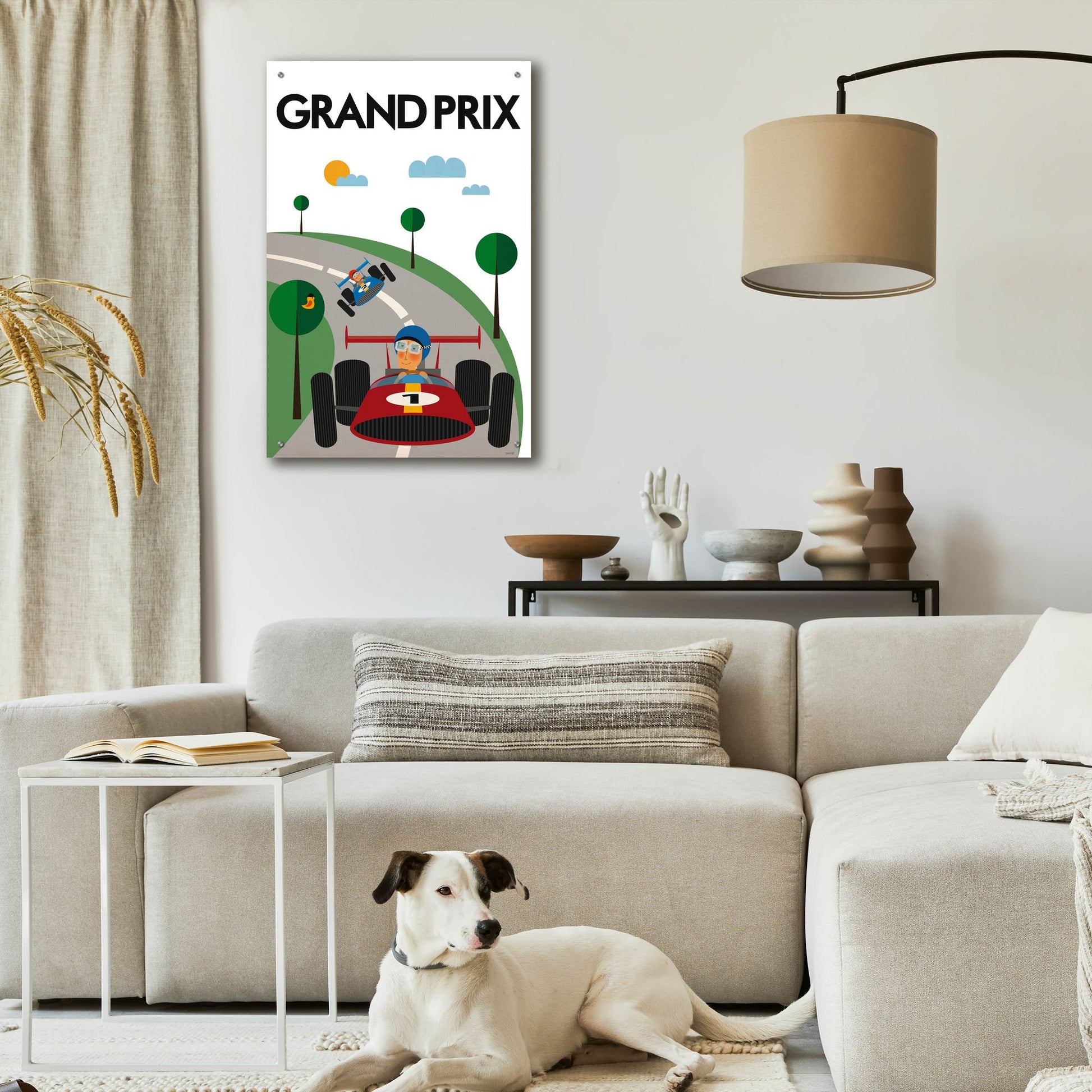 Epic Art 'Grand Prix' by Tomas Design, Acrylic Glass Wall Art,24x36