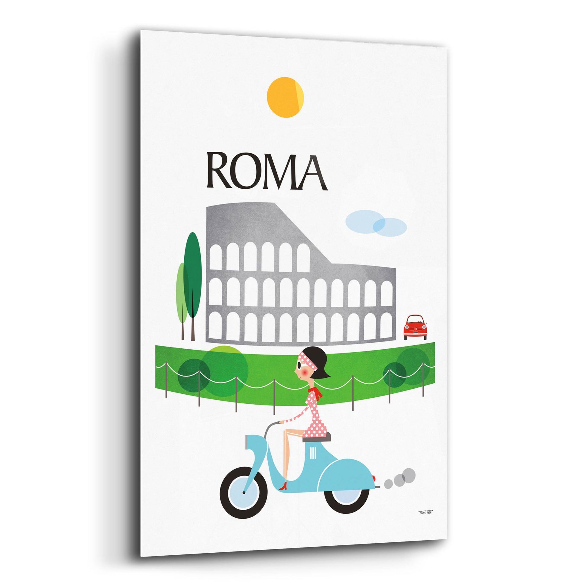 Epic Art 'Roma' by Tomas Design, Acrylic Glass Wall Art,12x16