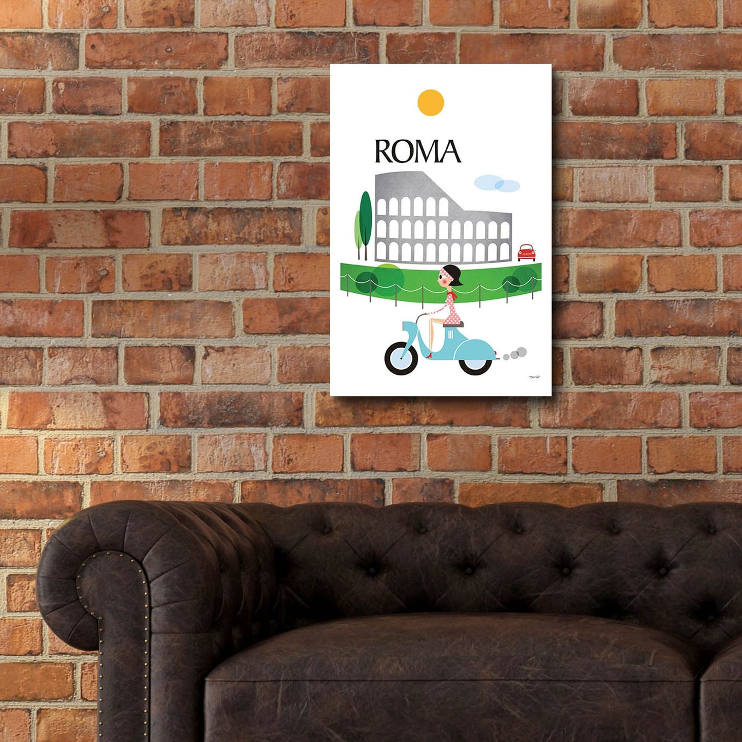 Epic Art 'Roma' by Tomas Design, Acrylic Glass Wall Art,16x24