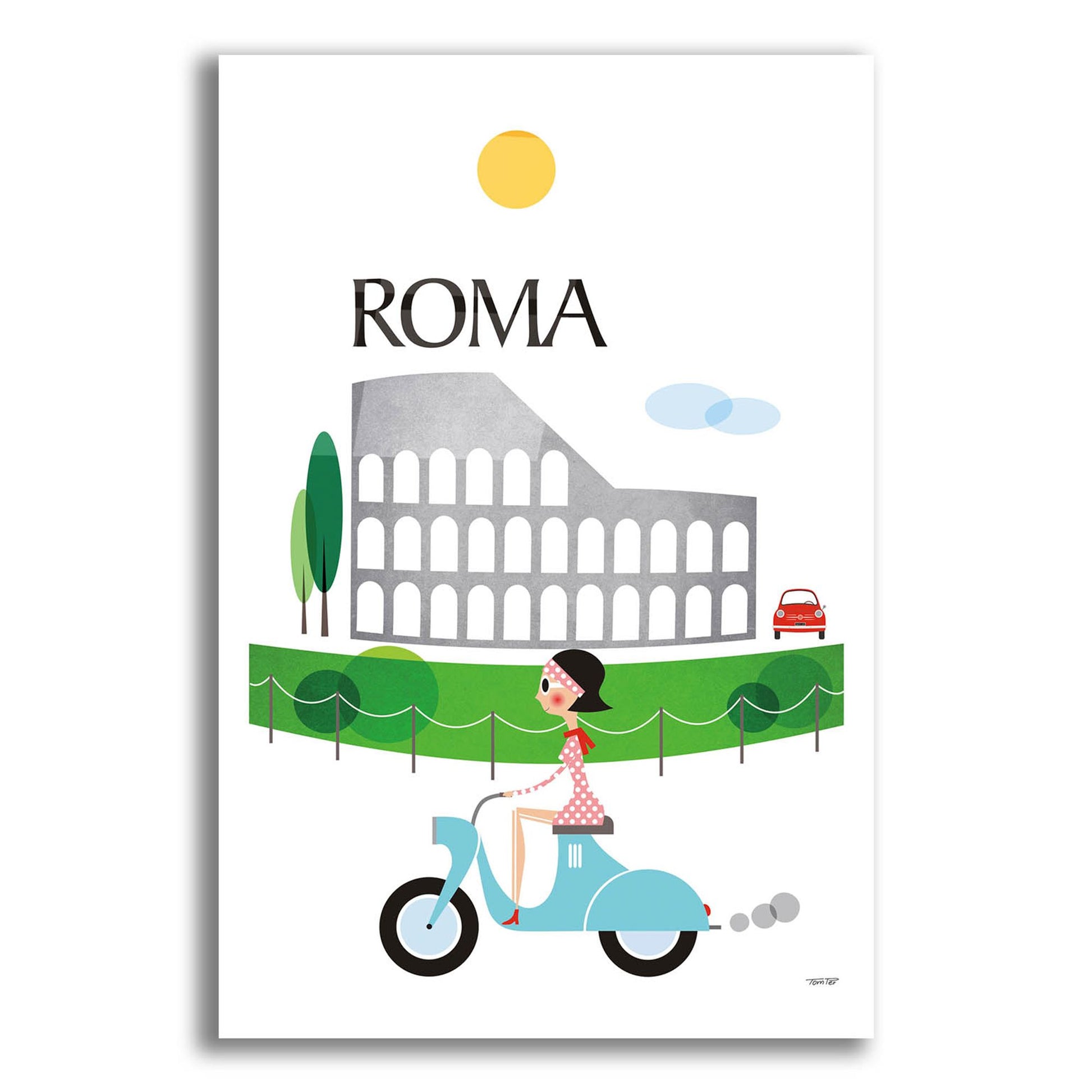 Epic Art 'Roma' by Tomas Design, Acrylic Glass Wall Art