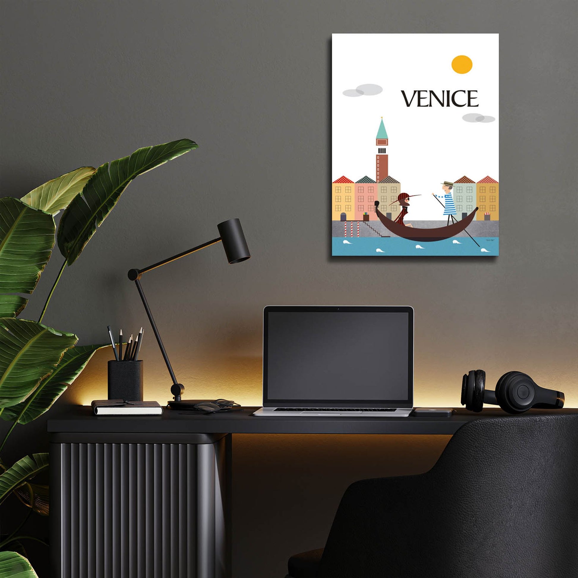 Epic Art 'Venice' by Tomas Design, Acrylic Glass Wall Art,12x16