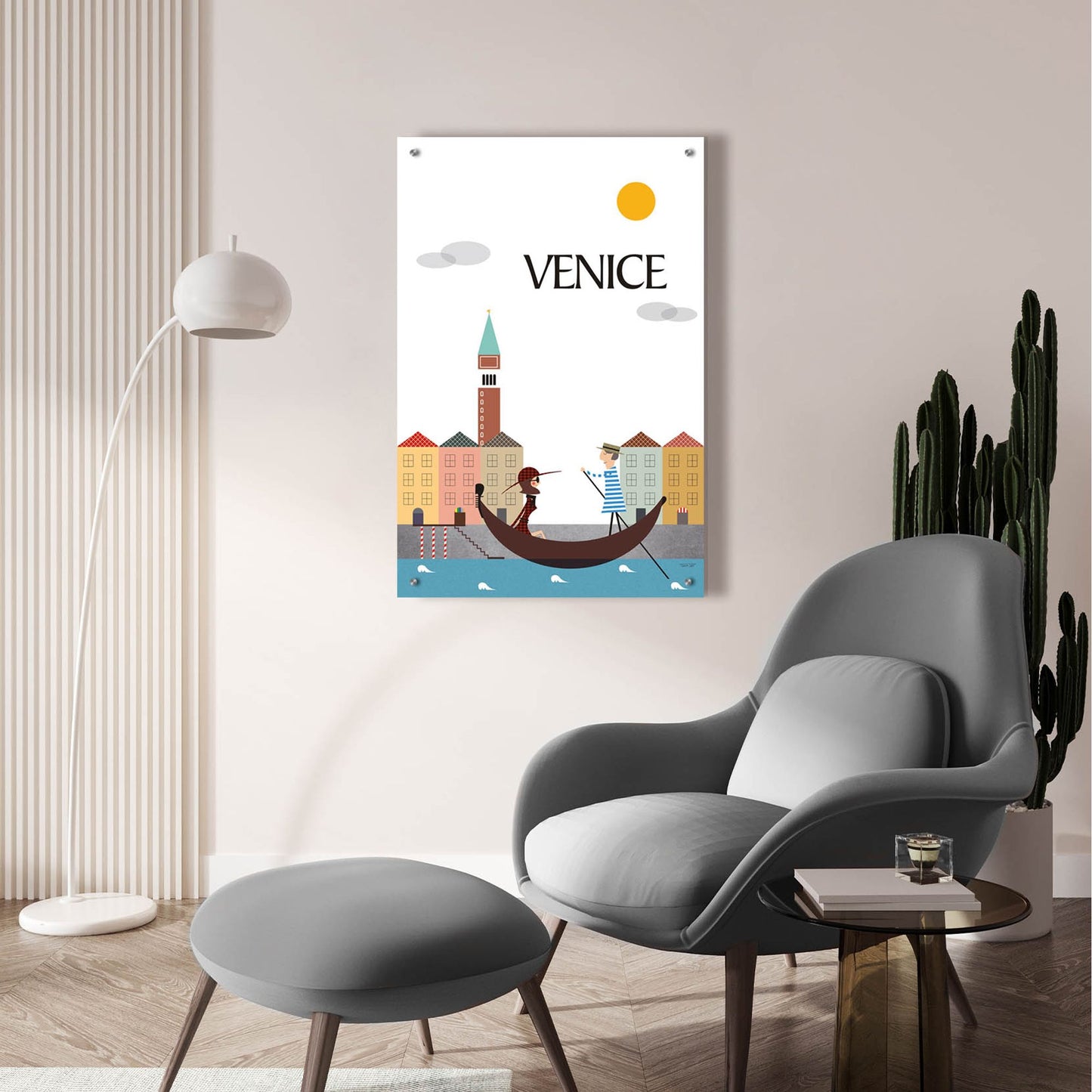 Epic Art 'Venice' by Tomas Design, Acrylic Glass Wall Art,24x36