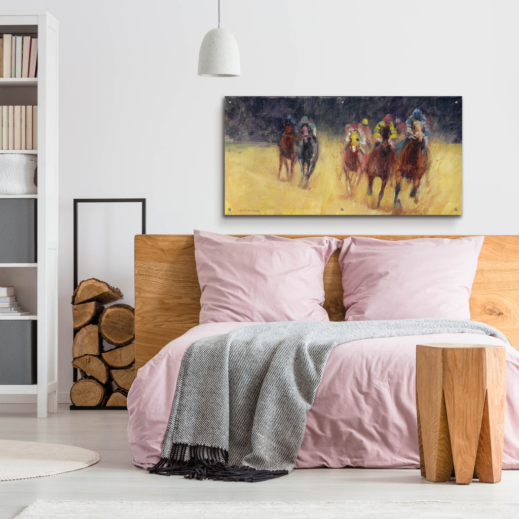 Epic Art 'Derby 2016' by Valtcho Tonov, Acrylic Glass Wall Art,48x24