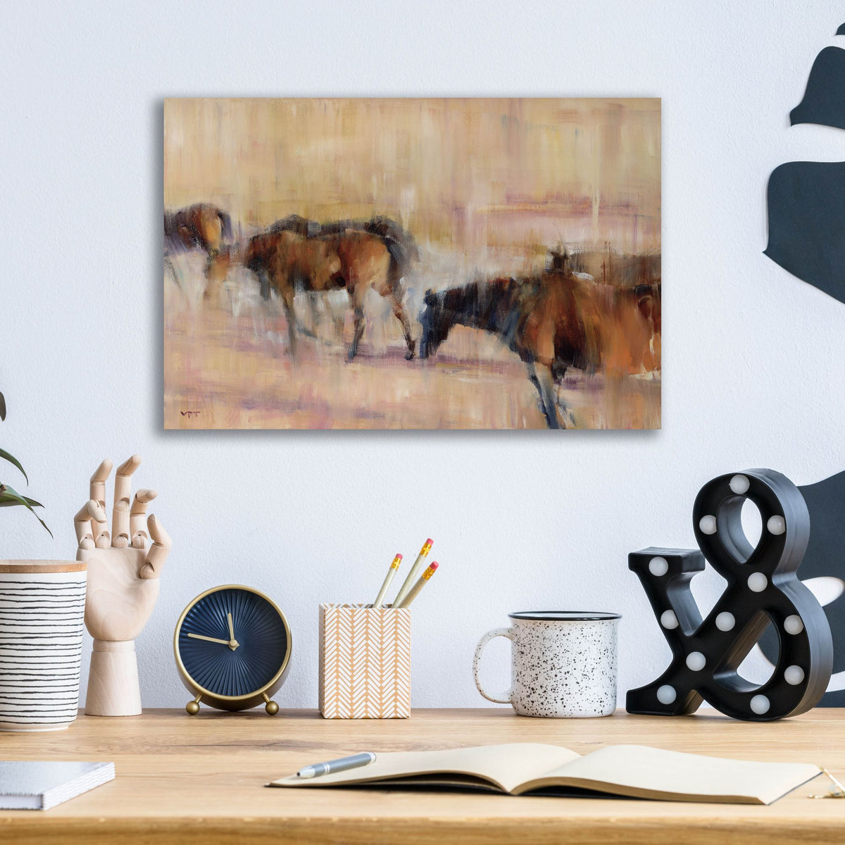 Epic Art 'Kentucky Morning' by Valtcho Tonov, Acrylic Glass Wall Art,16x12