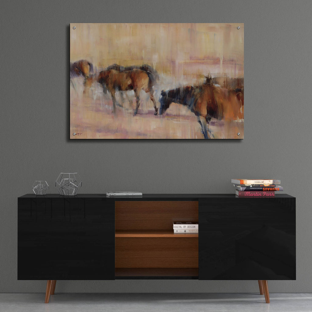 Epic Art 'Kentucky Morning' by Valtcho Tonov, Acrylic Glass Wall Art,36x24