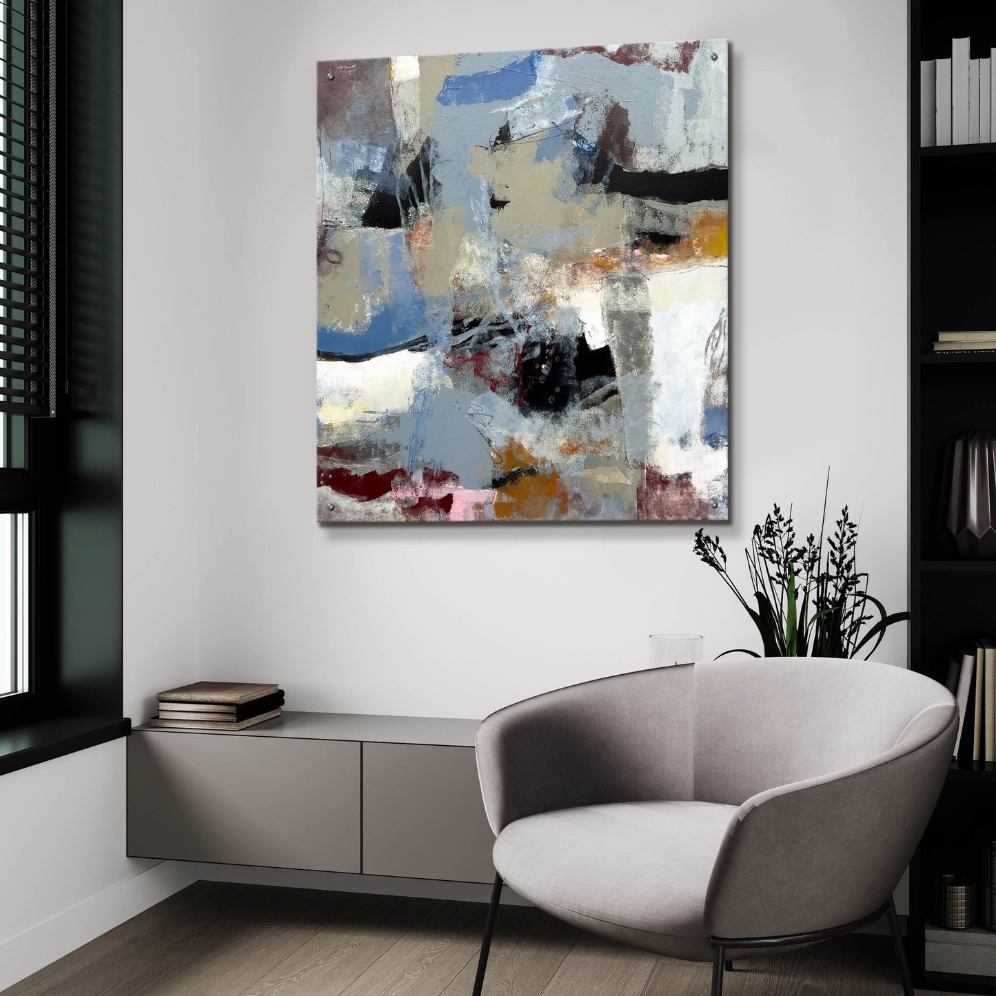 Epic Art 'Desert Tempest' by Jeffrey Tover, Acrylic Glass Wall Art,36x36