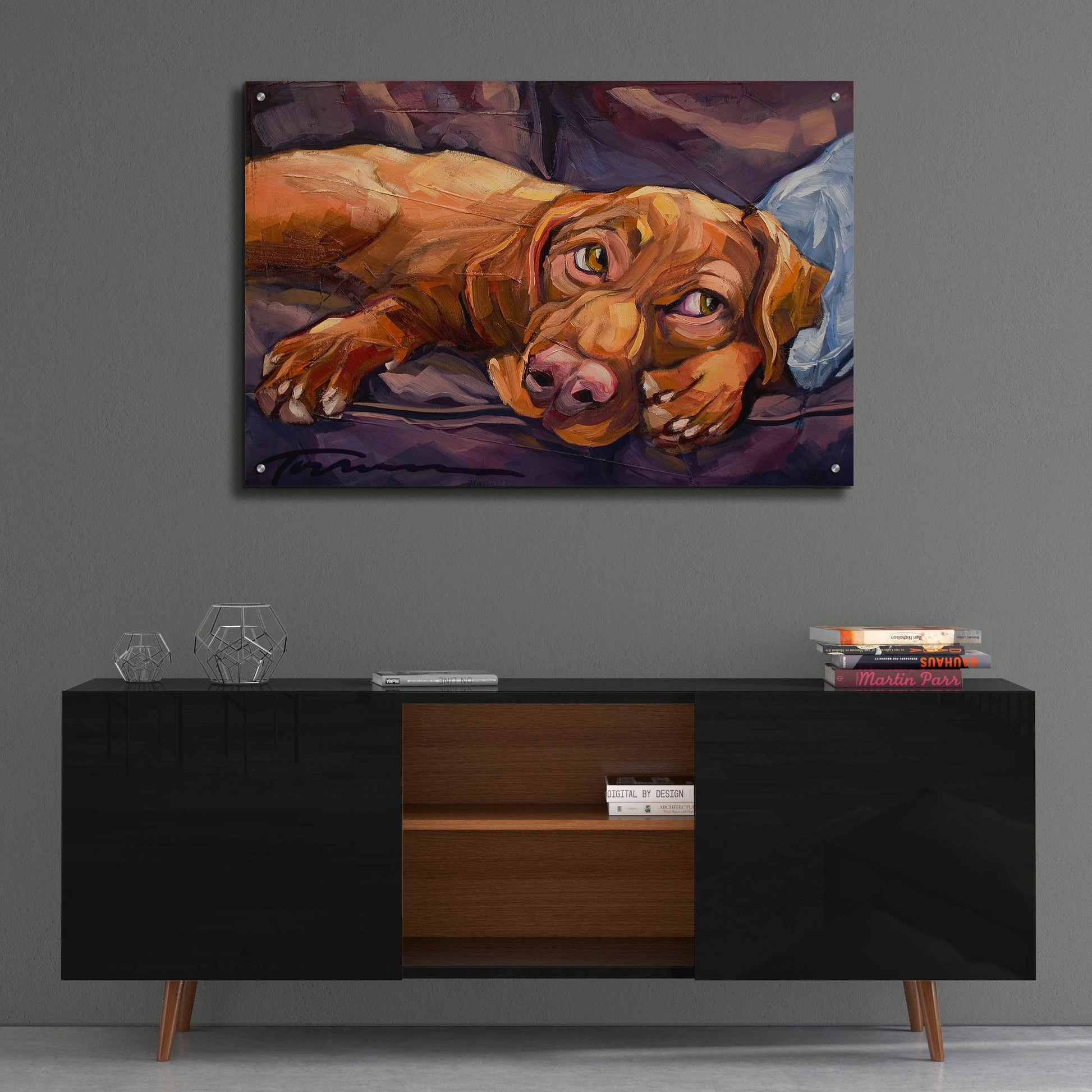 Epic Art 'Beauty Rest' by CR Townsend, Acrylic Glass Wall Art,36x24