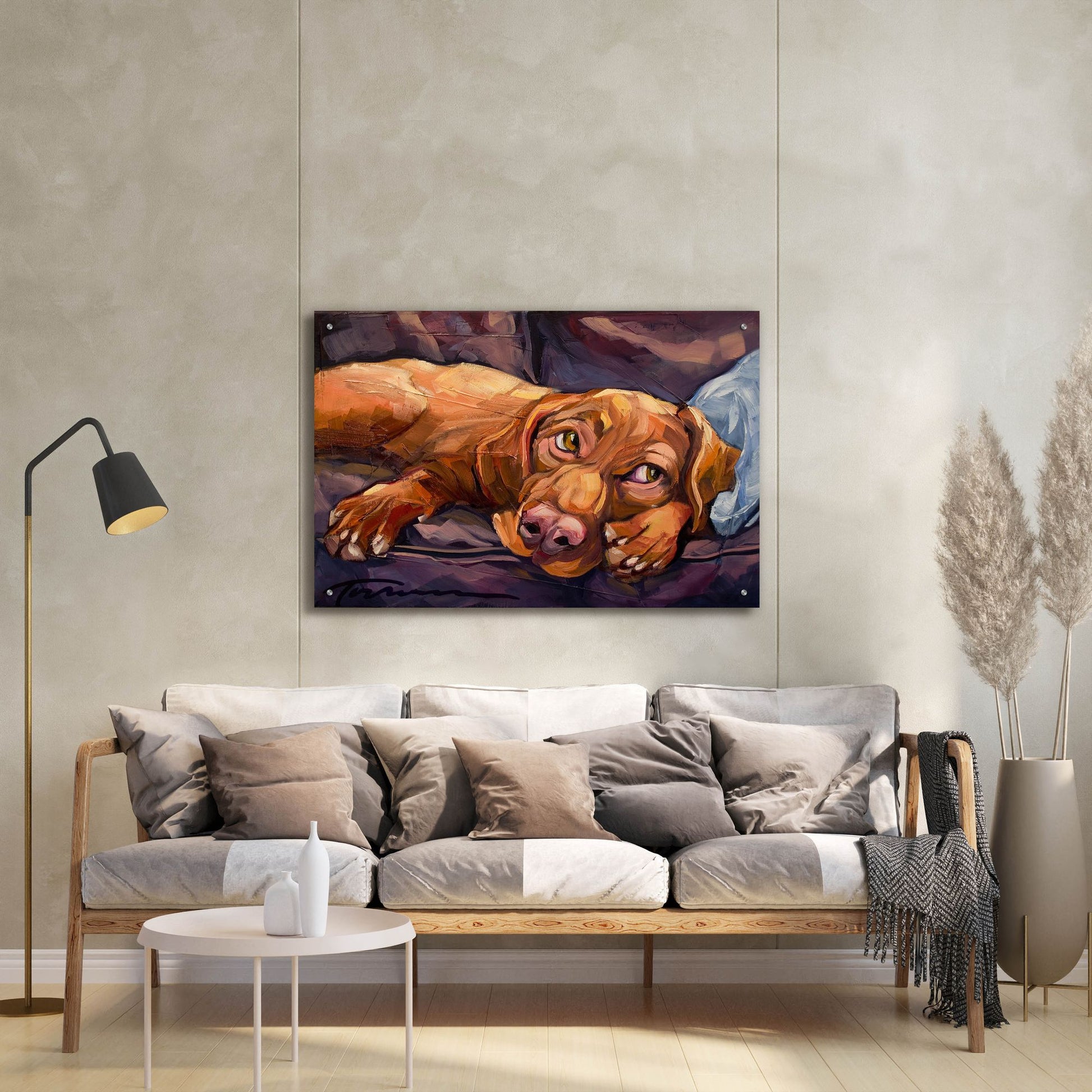 Epic Art 'Beauty Rest' by CR Townsend, Acrylic Glass Wall Art,36x24