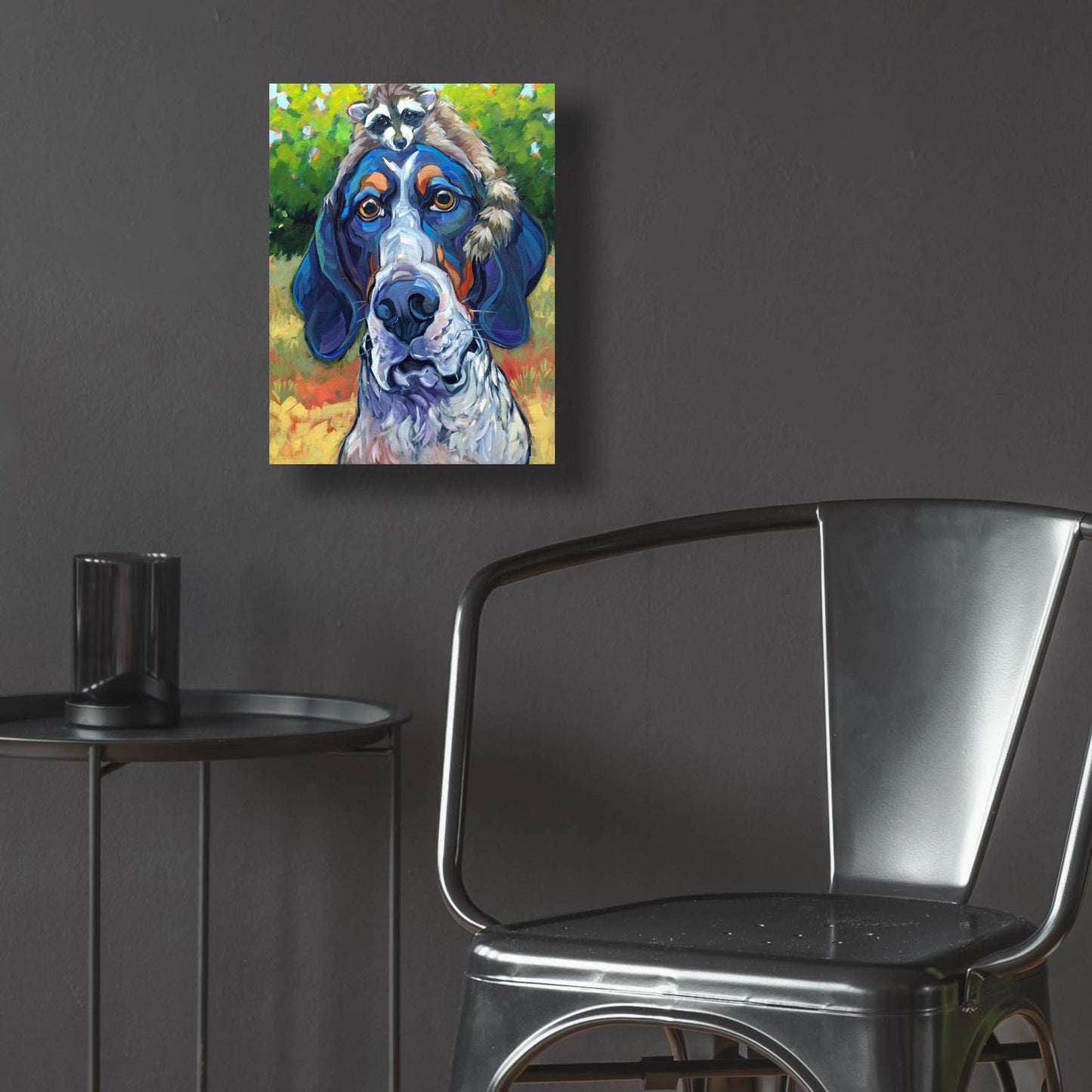 Epic Art 'Coonhound' by CR Townsend, Acrylic Glass Wall Art,12x16